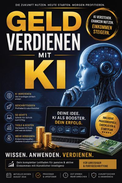 GELD verdienen mit KI – Der Praxisleitfaden für Künstliche Intelligenz, neue Einkommensquellen, Nebe