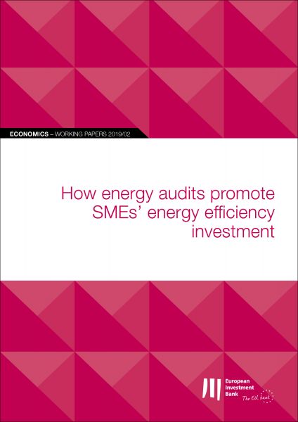 EIB Working Papers 2019/02 - How energy audits promote SMEs' energy efficiency investment
