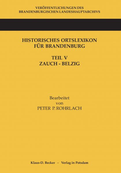 Historisches Ortslexikon für Brandenburg