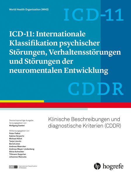 ICD-11: Internationale Klassifikation psychischer Störungen, Verhaltensstörungen und Störungen der n