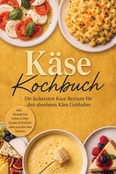 Käse Kochbuch: Die leckersten Käse Rezepte für den absoluten Käse Liebhaber – inkl. Käseplatten, Soß