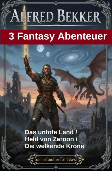 3 Fantasy Abenteuer: Das untote Land / Held von Zaroon / Die welkende Krone