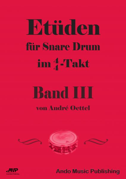 Etüden für Snare Drum im 4/4-Takt - Band 3