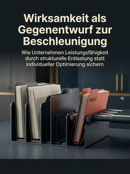 Wirksamkeit als Gegenentwurf zur Beschleunigung