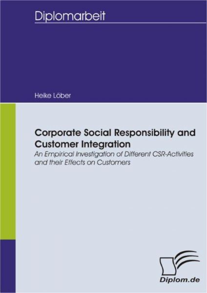 Corporate Social Responsibility and Customer Integration -