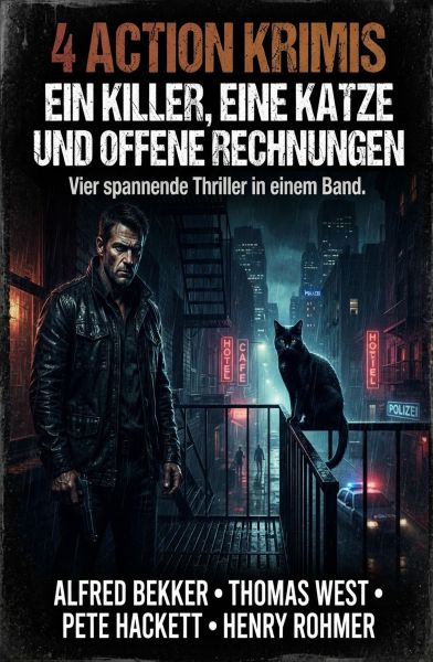 4 Action Krimis: Ein Killer, eine Katze und offene Rechnungen