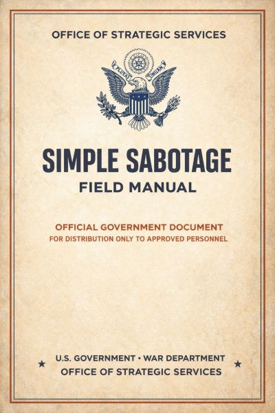 Simple Sabotage Field Manual