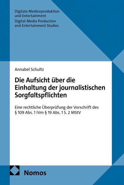 Die Aufsicht über die Einhaltung der journalistischen Sorgfaltspflichten