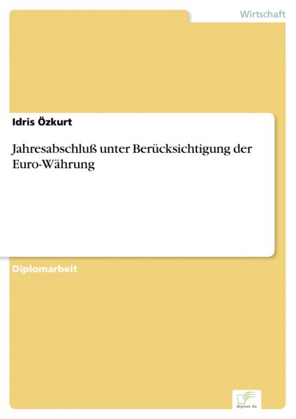 Jahresabschluß unter Berücksichtigung der Euro-Währung