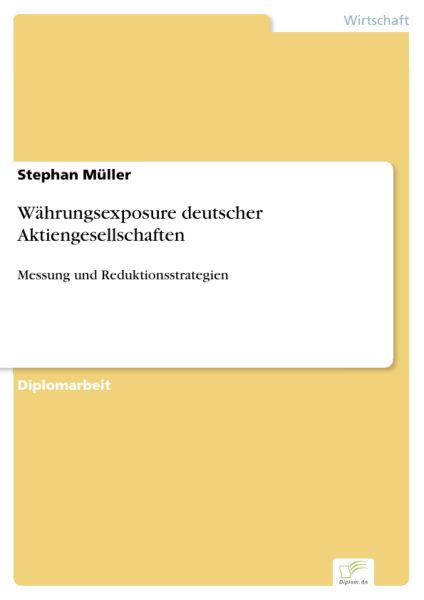 Währungsexposure deutscher Aktiengesellschaften