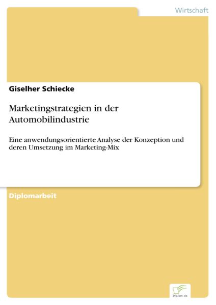 Marketingstrategien in der Automobilindustrie
