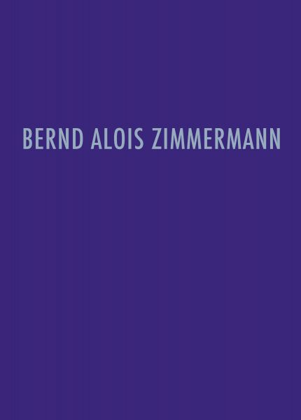 Bernd Alois Zimmermann Werkverzeichnis