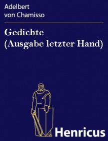 Gedichte (Ausgabe letzter Hand)