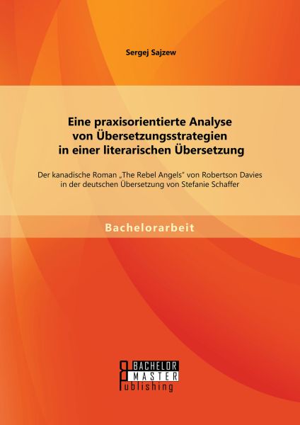 Eine praxisorientierte Analyse von Übersetzungsstrategien in einer literarischen Übersetzung: Der ka