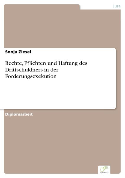 Rechte, Pflichten und Haftung des Drittschuldners in der Forderungsexekution