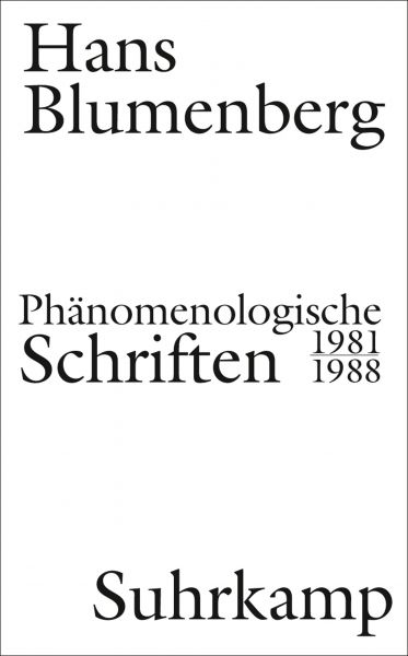 Phänomenologische Schriften