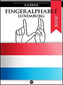 Fingeralphabet Luxemburg