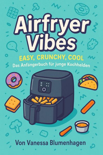Airfryer Vibes – Easy, Crunchy, Cool: Das Anfängerbuch für junge Kochhelden