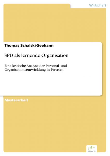 SPD als lernende Organisation