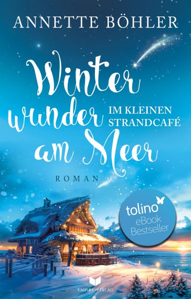 Winterwunder im kleinen Strandcafé am Meer