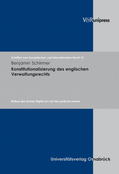 Konstitutionalisierung des englischen Verwaltungsrechts