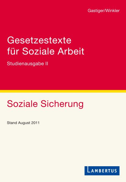 Gesetzestexte für Soziale Arbeit
