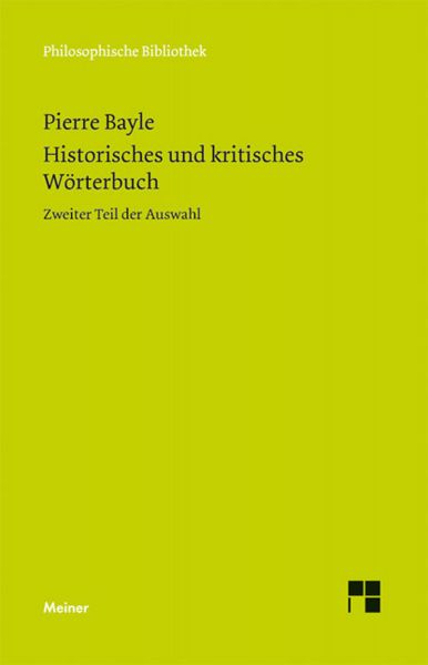 Historisches und kritisches Wörterbuch