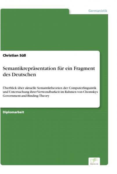 Semantikrepräsentation für ein Fragment des Deutschen