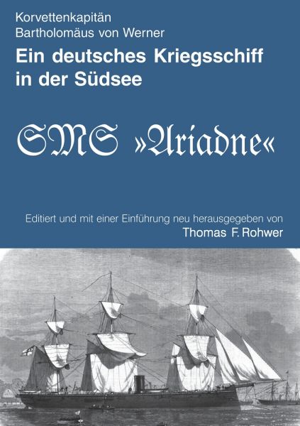 Ein deutsches Kriegsschiff in der Südsee
