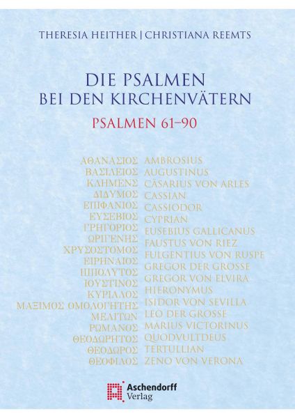 Die Psalmen bei den Kirchenvätern. Psalmen 61–90