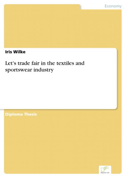 Let's trade fair in the textiles and sportswear industry