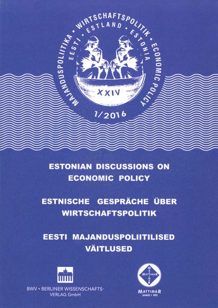 Estnische Gespräche über Wirtschaftspolitik 1/2016