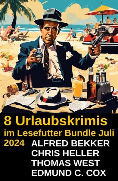 8 Urlaubskrimis im Lesefutter Bundle Juli 2024