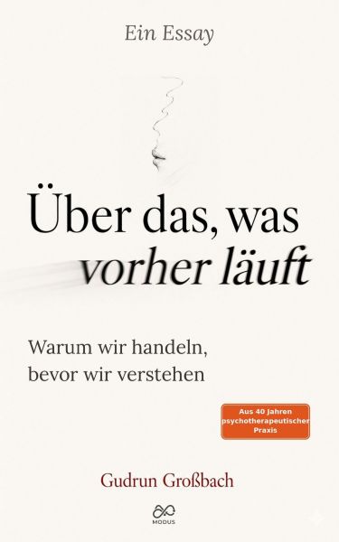 Über das, was vorher läuft