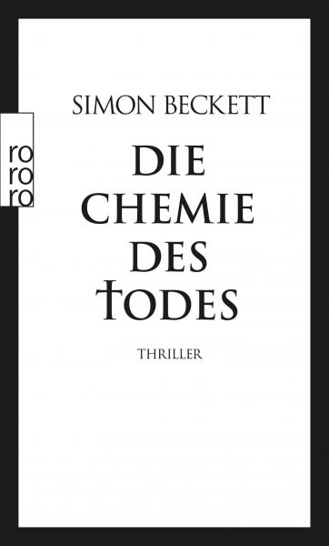 Cover Simon Beckett Die Chemie des Todes
