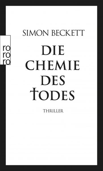 Cover Simon Beckett Die Chemie des Todes