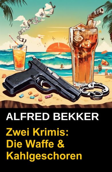 Zwei Alfred Bekker Krimis: Die Waffe & Kahlgeschoren