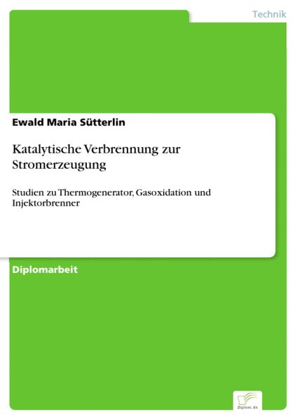 Katalytische Verbrennung zur Stromerzeugung