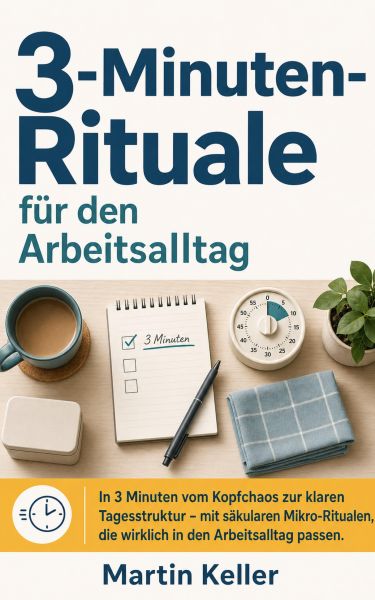 3‑Minuten‑Rituale für den Arbeitsalltag