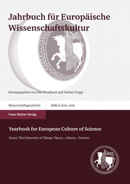 Jahrbuch für Europäische Wissenschaftskultur 8 (2013–2015)