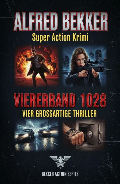 Super Action Krimi Viererband 1028 - Vier großartige Thriller
