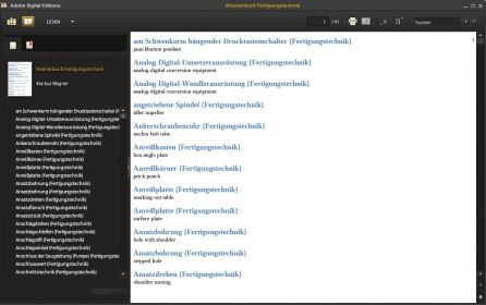 deutsch-englisch Woerterbuch der Fertigungstechnik deutsch-englisch Woerterbuch der Fertigungstechni