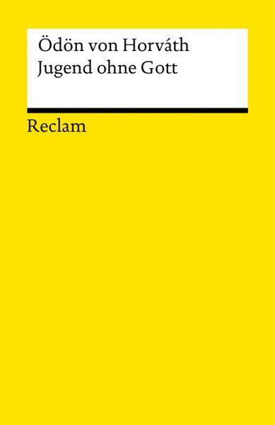 Jugend ohne Gott. Roman