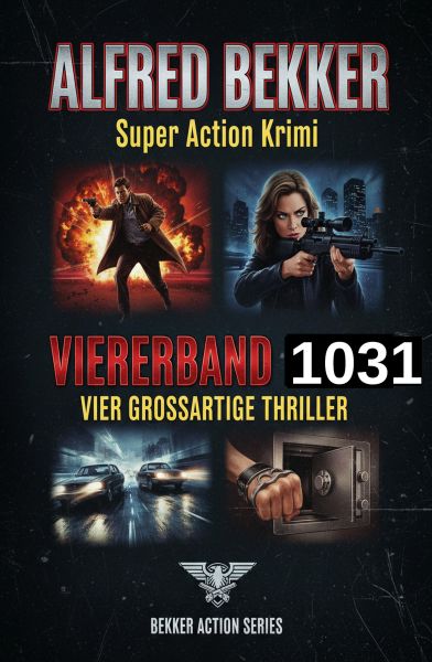 Super Action Krimi Viererband 1031 - Vier großartige Thriller