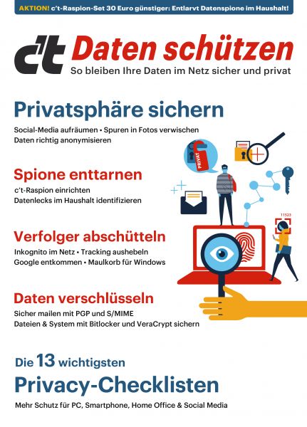 c't Daten schützen - So bleiben Ihre Daten im Netz sicher und privat