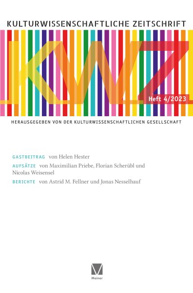 Kulturwissenschaftliche Zeitschrift 2023/4