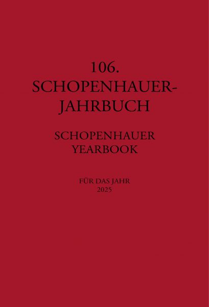 106. Schopenhauer Jahrbuch