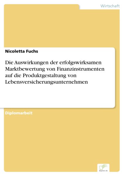 Die Auswirkungen der erfolgswirksamen Marktbewertung von Finanzinstrumenten auf die Produktgestaltun