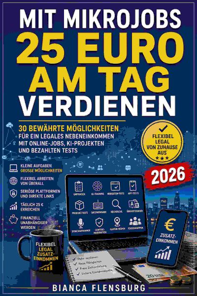 Mit Mikrojobs 25 Euro am Tag verdienen