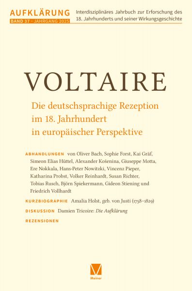 Aufklärung 37: Voltaire